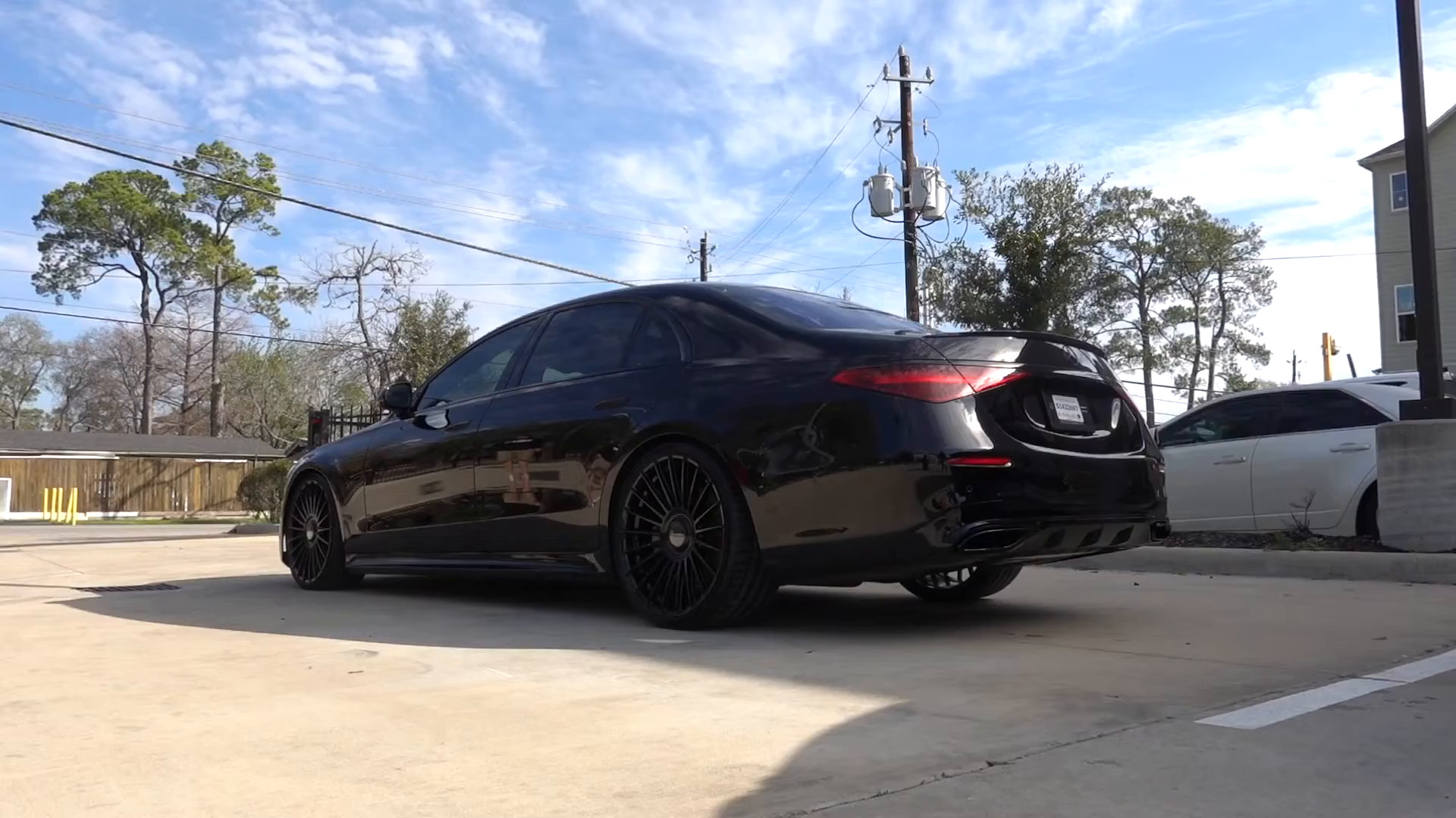 Mercedes S580 blackout